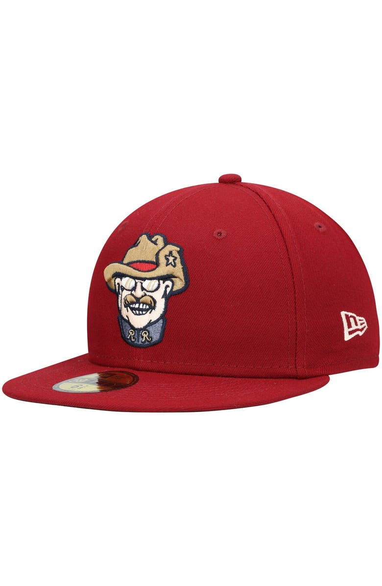 New Era Men's New Era Red Frisco RoughRiders Authentic Collection Team Alternate 59FIFTY Fitted Hat, Main, color, Red