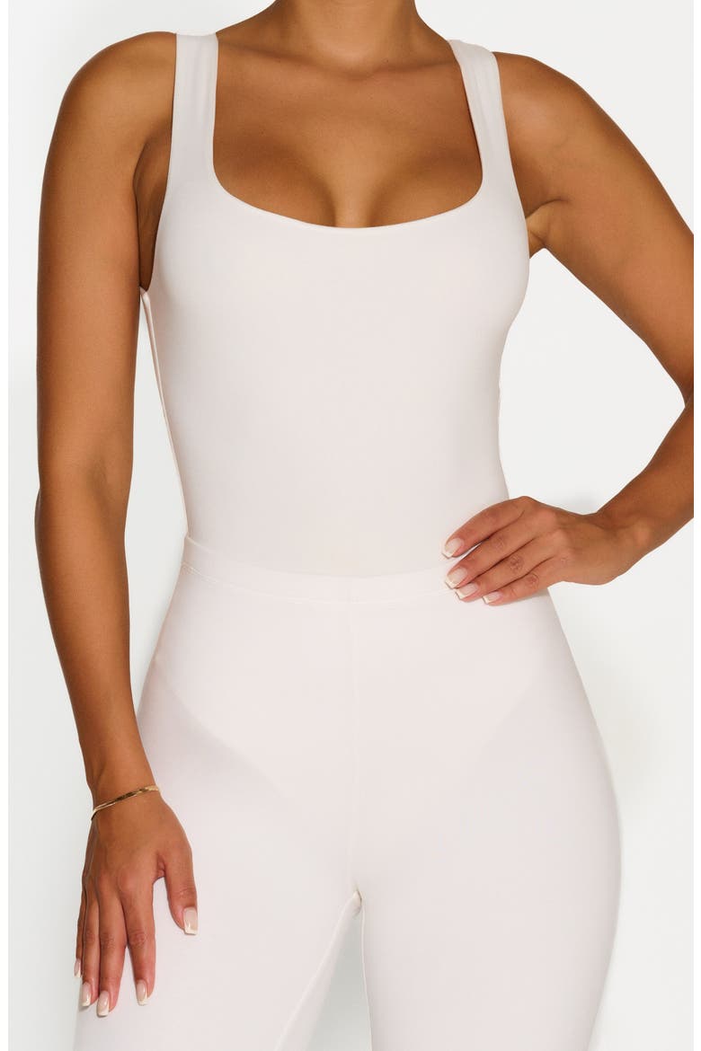 Bare Tank Bodysuit, Alternate, color, WHITE