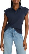 NIC+ZOE Coastal Crinkle Cotton Blend Top