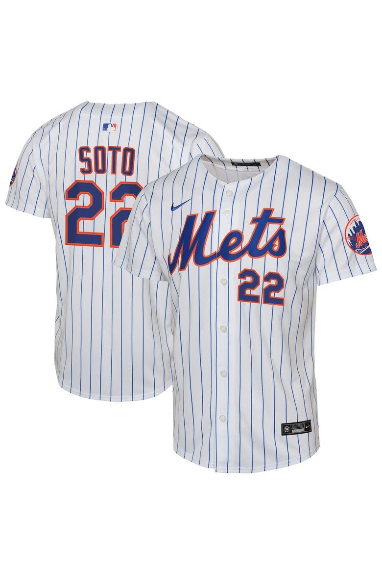 Youth Nike Juan Soto White New York Mets Home Limited Player Jersey, Alternate, color, White