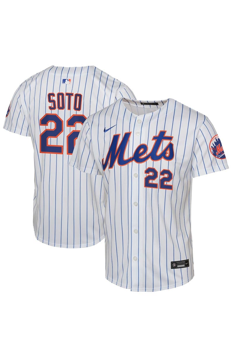 Nike Youth Nike Juan Soto White New York Mets Home Limited Player Jersey, Alternate, color, White