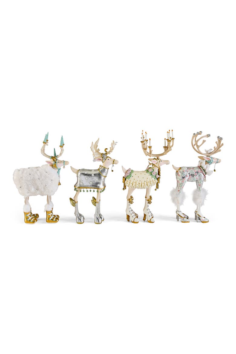 Patience Brewster Moonbeam Reindeer Set of 4, Alternate, color, MULTI