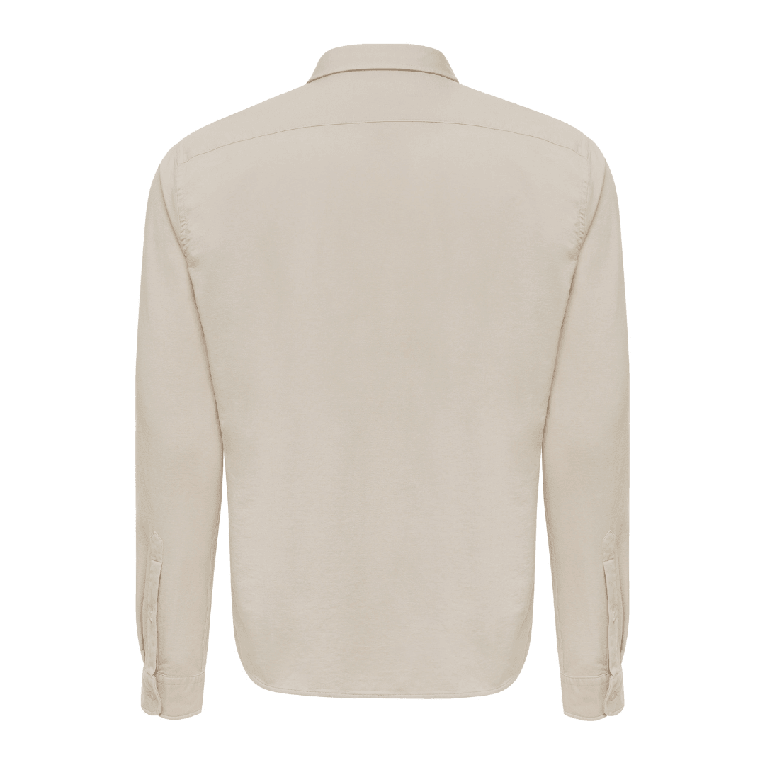 Le Club Resortwear 55% cotton and 45% elastane Le Club Mens Shirt in Beige 