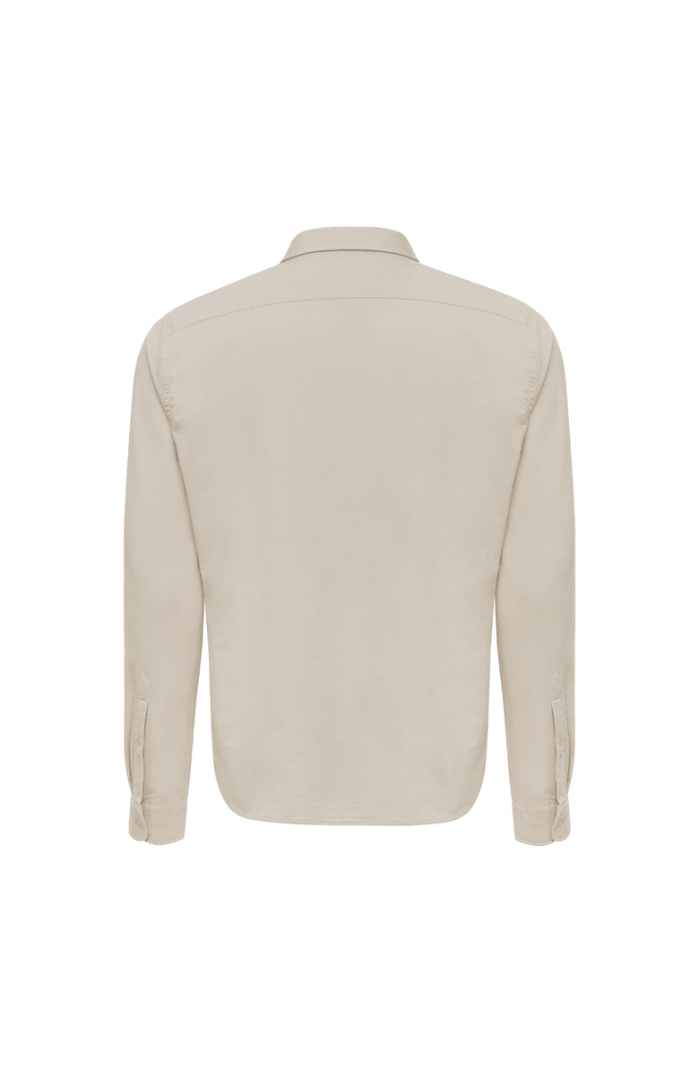 Le Club Resortwear 55% cotton and 45% elastane Le Club Mens Shirt, Main, color, Beige