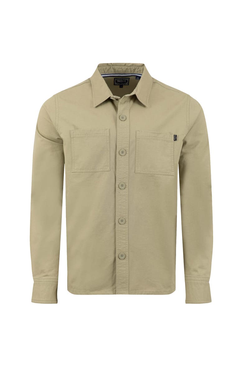 Bear Workwear Twill Overshirt, Alternate, color, Laurel Green