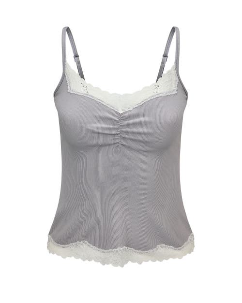 Adore Me Rib Soft Touch Collection In Gray