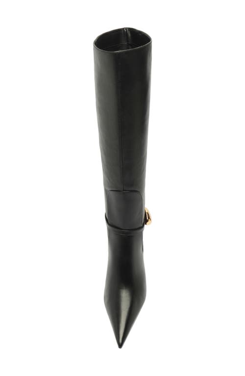 Arezzo Farrah Pointed Toe Knee High Boot In Multi