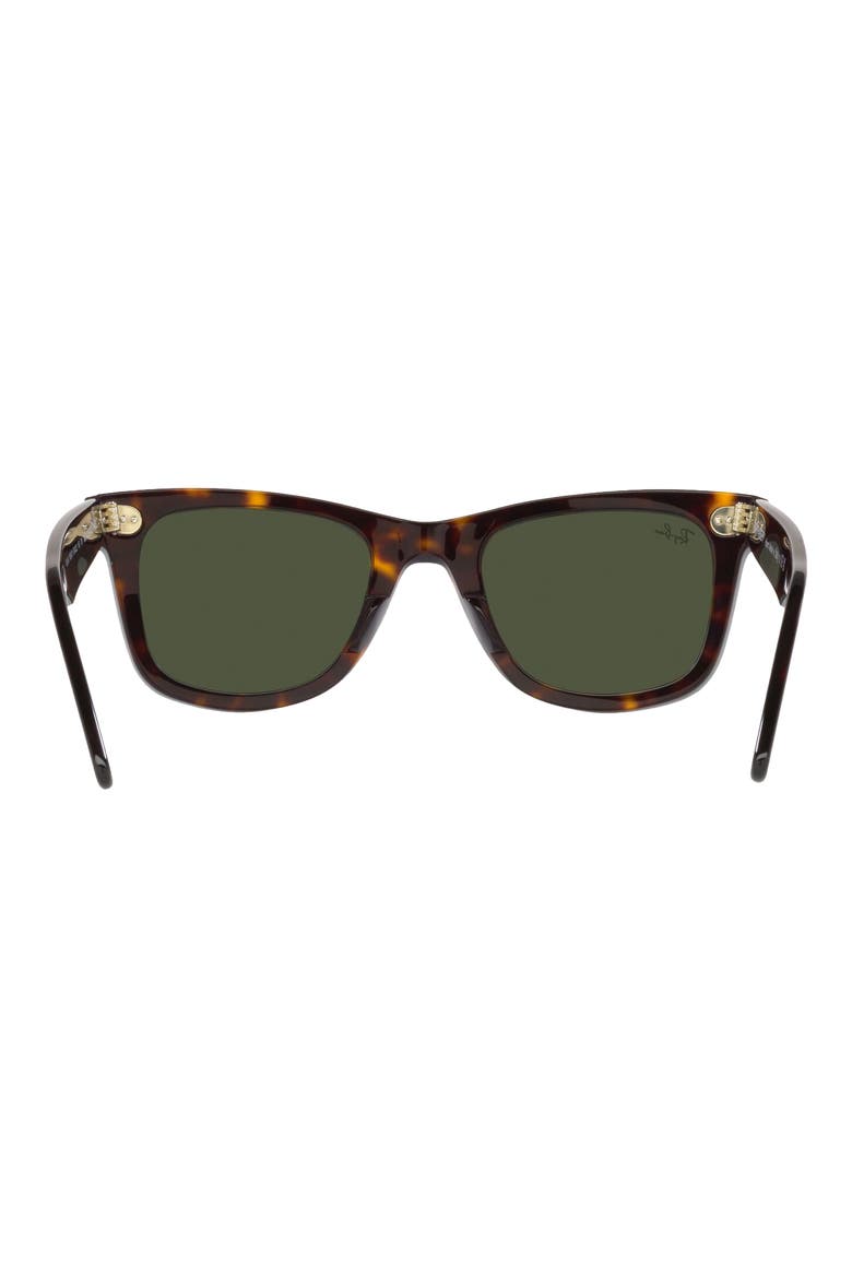 Wayfarer 50mm Square Sunglasses, Alternate, color, GREEN BLACK