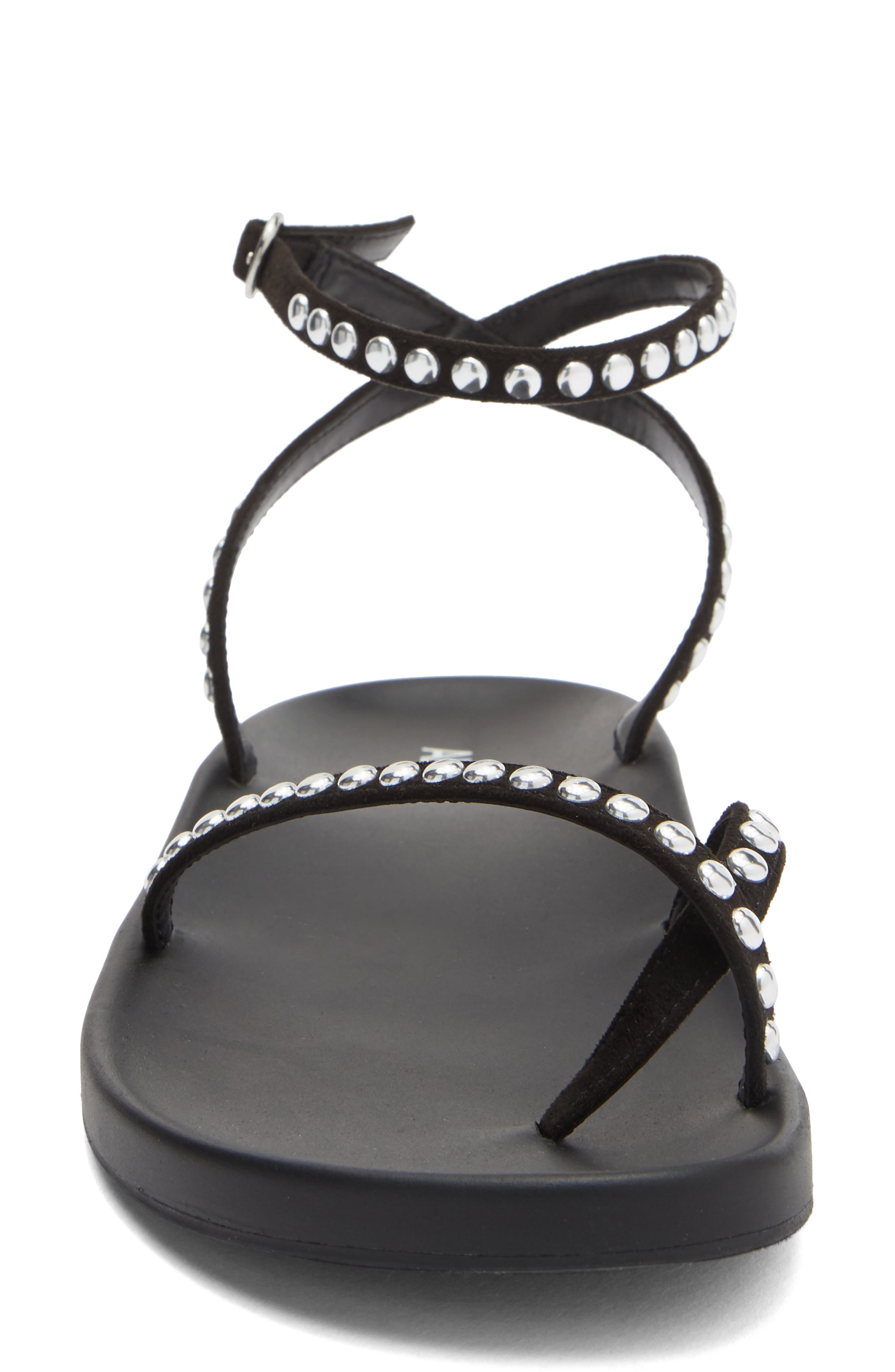 Abound Roux Studded Sandal, Alternate, color, Black Mist