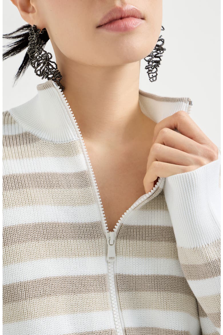 Cotton cardigan, Alternate, color, Beige