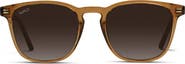 WMP Eyewear Nick - 51mm Polarized Rounded Square Sunglasses