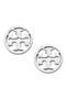 Circle Logo Stud Earrings