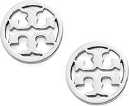 Tory Burch Icon Circle Stud Earrings