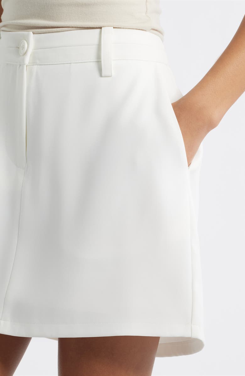 French Connection Harry Suiting Skort, Alternate, color, 10-Summer White