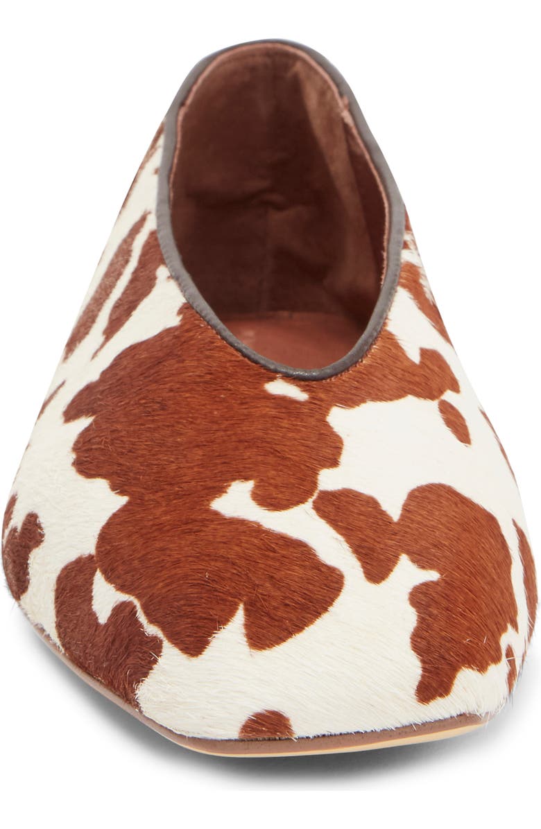 Tony Bianco Bayley Genuine Calf Hair Ballet Flat, Alternate, color, Tan/ Beige Pony