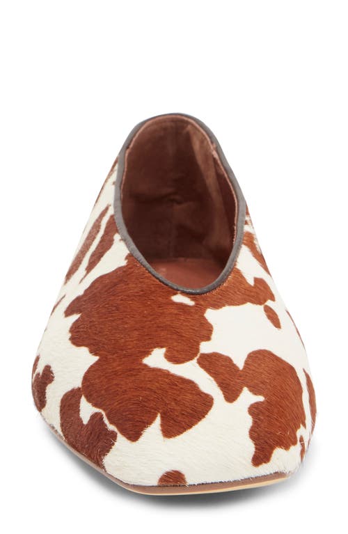 Tony Bianco Bayley Flat In Tan/beige Pony