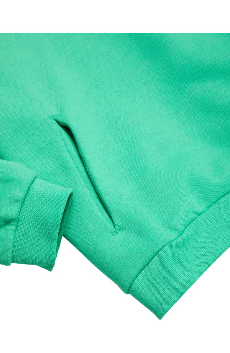 PANGAIA Kids' 365 Organic Cotton Hoodie, Alternate, color, Jade Green