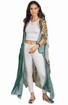 SAACHI Fish Scale & Floral Duster