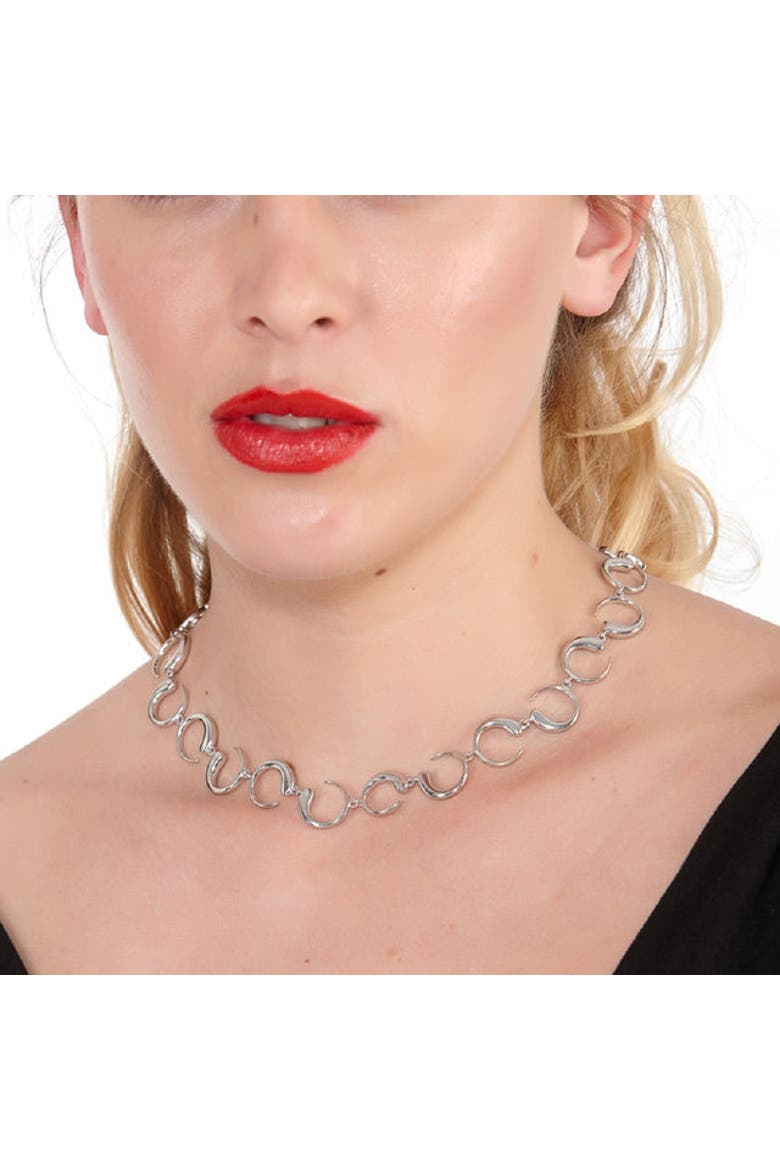 Luna Necklace, Alternate, color, Sterling Silver