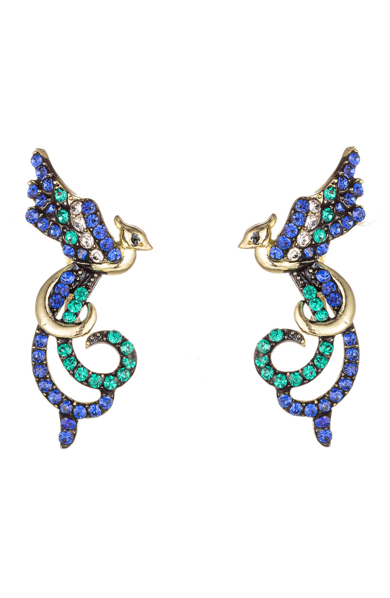 EYE CANDY LOS ANGELES Blue Bird Drop Earrings