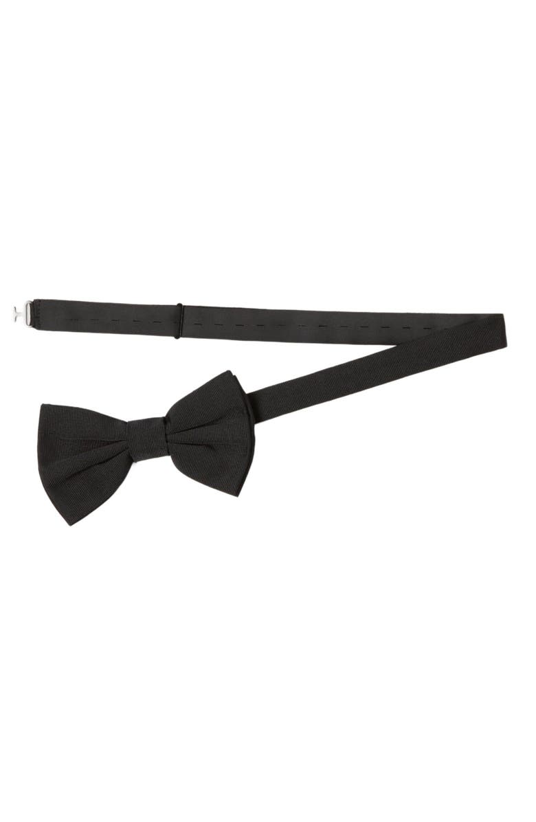 Robert Talbott Walter Grosgrain Pre-Tied Bow Tie, Alternate, color, Black