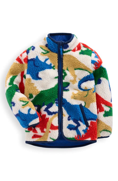 Mini Boden Kids' Cozy Fleece Jacket In Multi