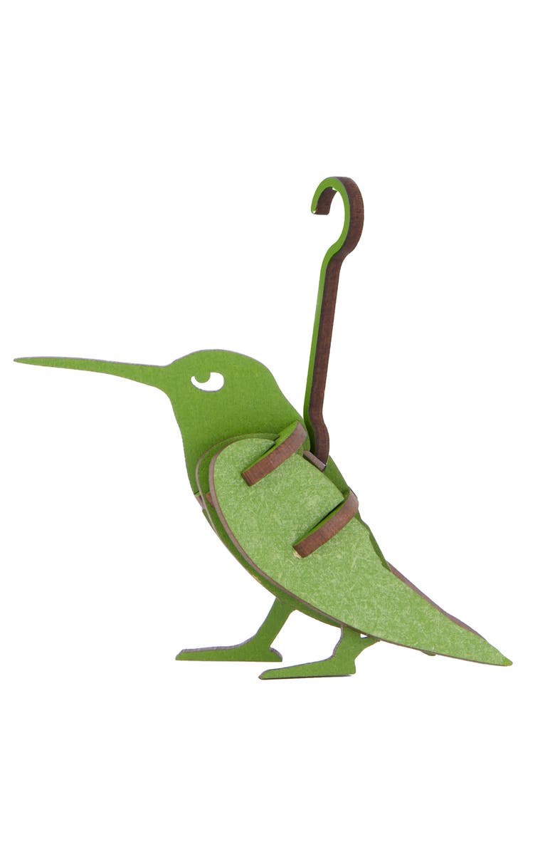 Little & Wood Woodlet Hummingbird, 3D Wooden Kit Set, Ages 6+, Alternate, color, Multicolored
