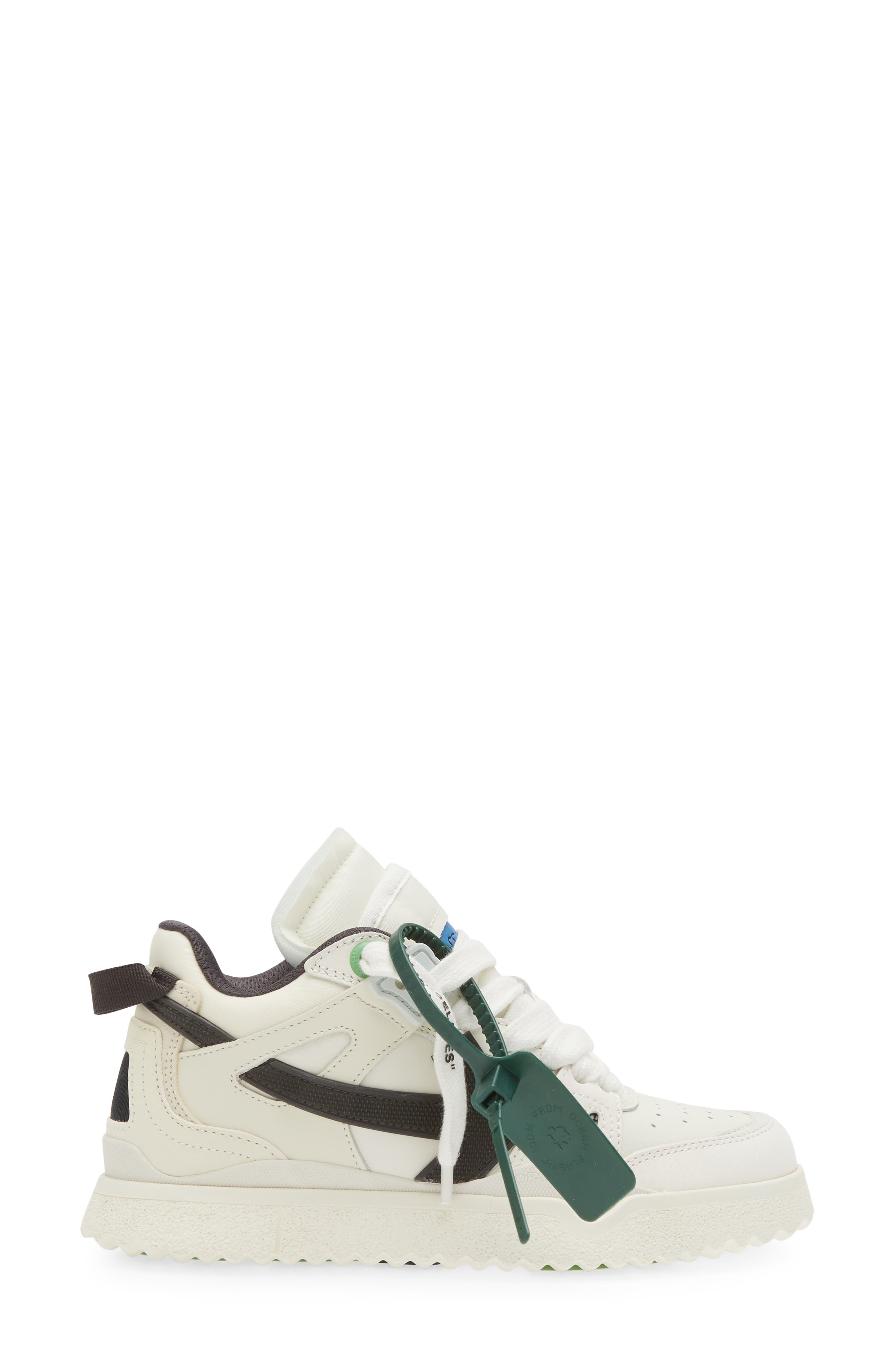 Off-White Mid Top Sponge Sneaker, Alternate, color, 