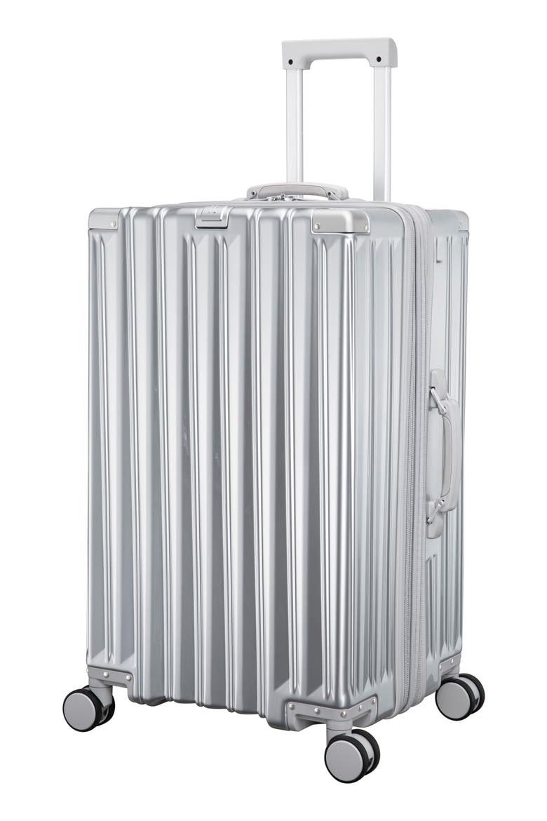 Fasttrack 27-Inch Hardside Spinner Luggage, Main, color, METALLIC MICROCHIP