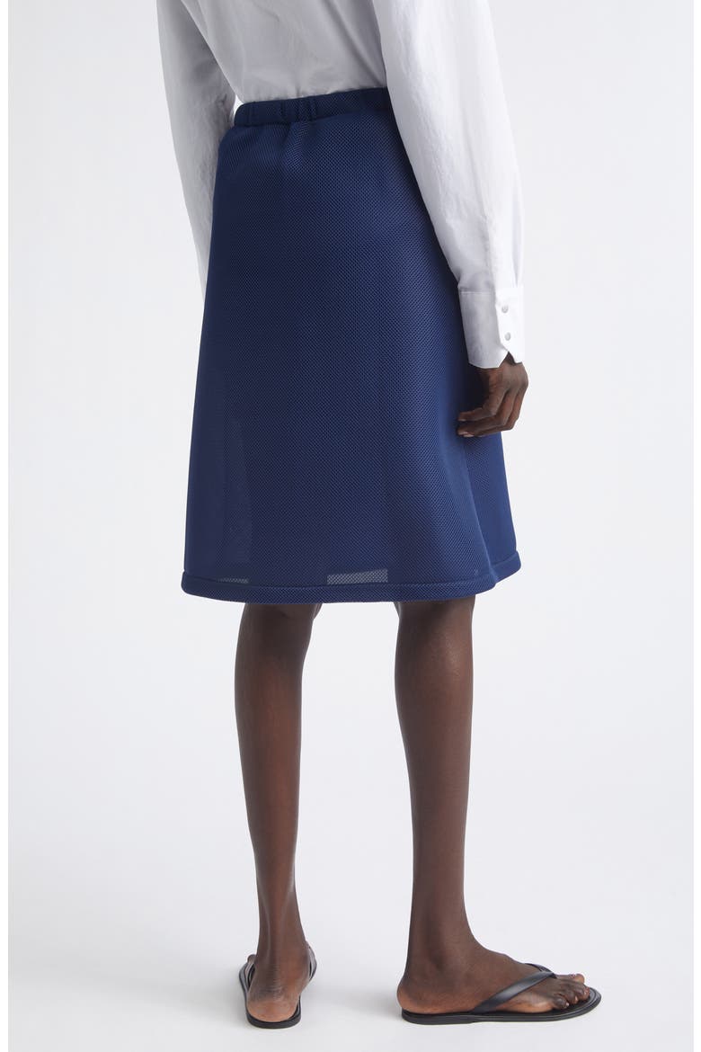 Mesh Spacer Knit Skirt, Alternate, color, NAVY MESH