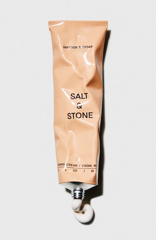 Salt & Stone Hand Cream In Saffron & Cedar