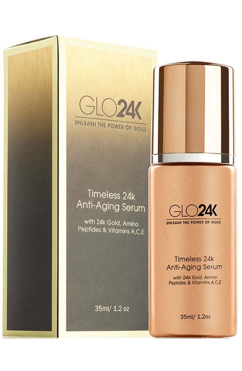 GLO24K UNLEASH THE POWER OF GOLD Timeless 24k Anti-Aging Serum, Alternate, color, Na