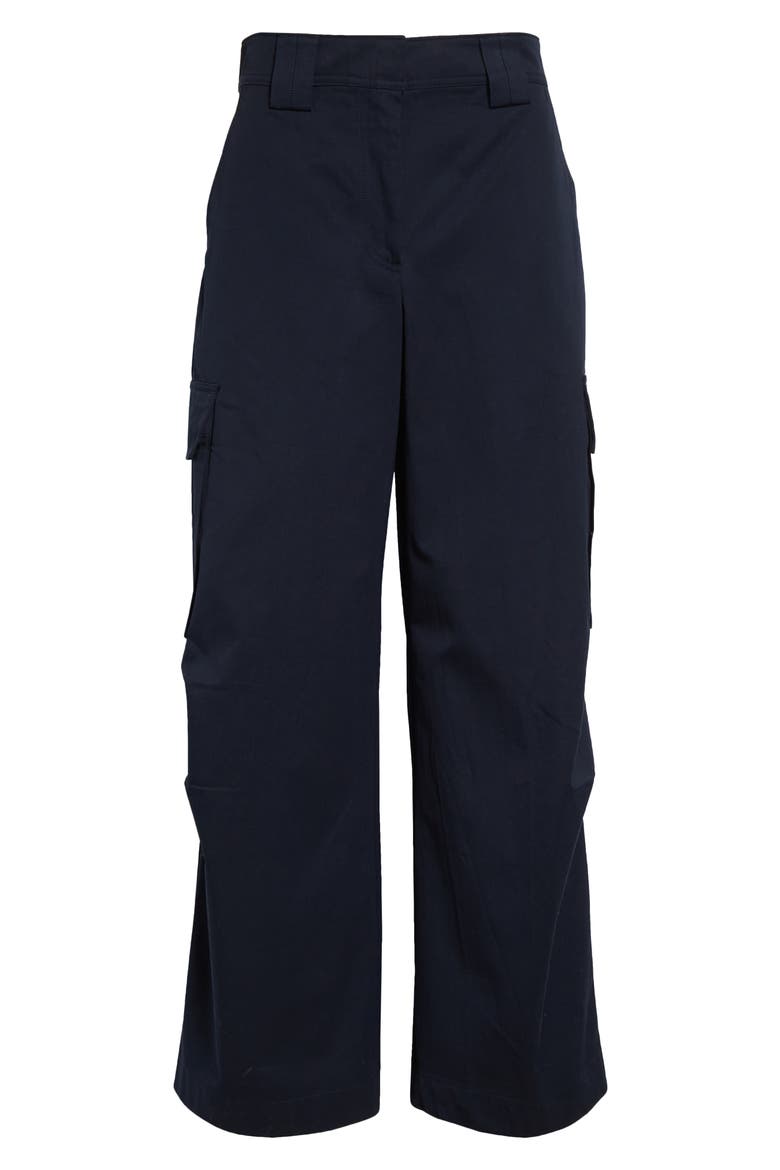 Ava Wide Leg Cargo Pants, Alternate, color, NAVY