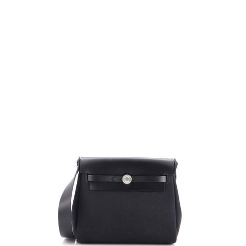 Herbag Zip Toile and Leather 20