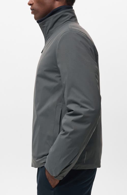 Mango Men's Thermolite Padding Waterproof Jacket In Gray