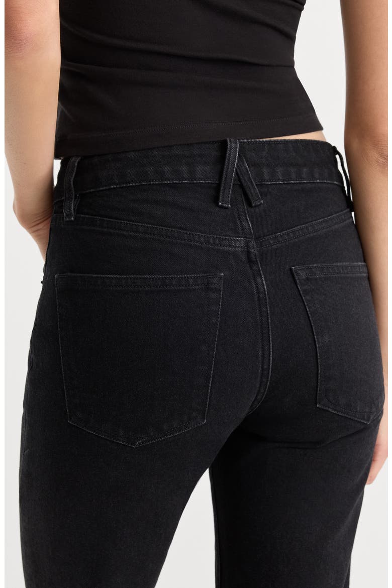 Vintage Straight Leg Jeans, Alternate, color, BLACK441