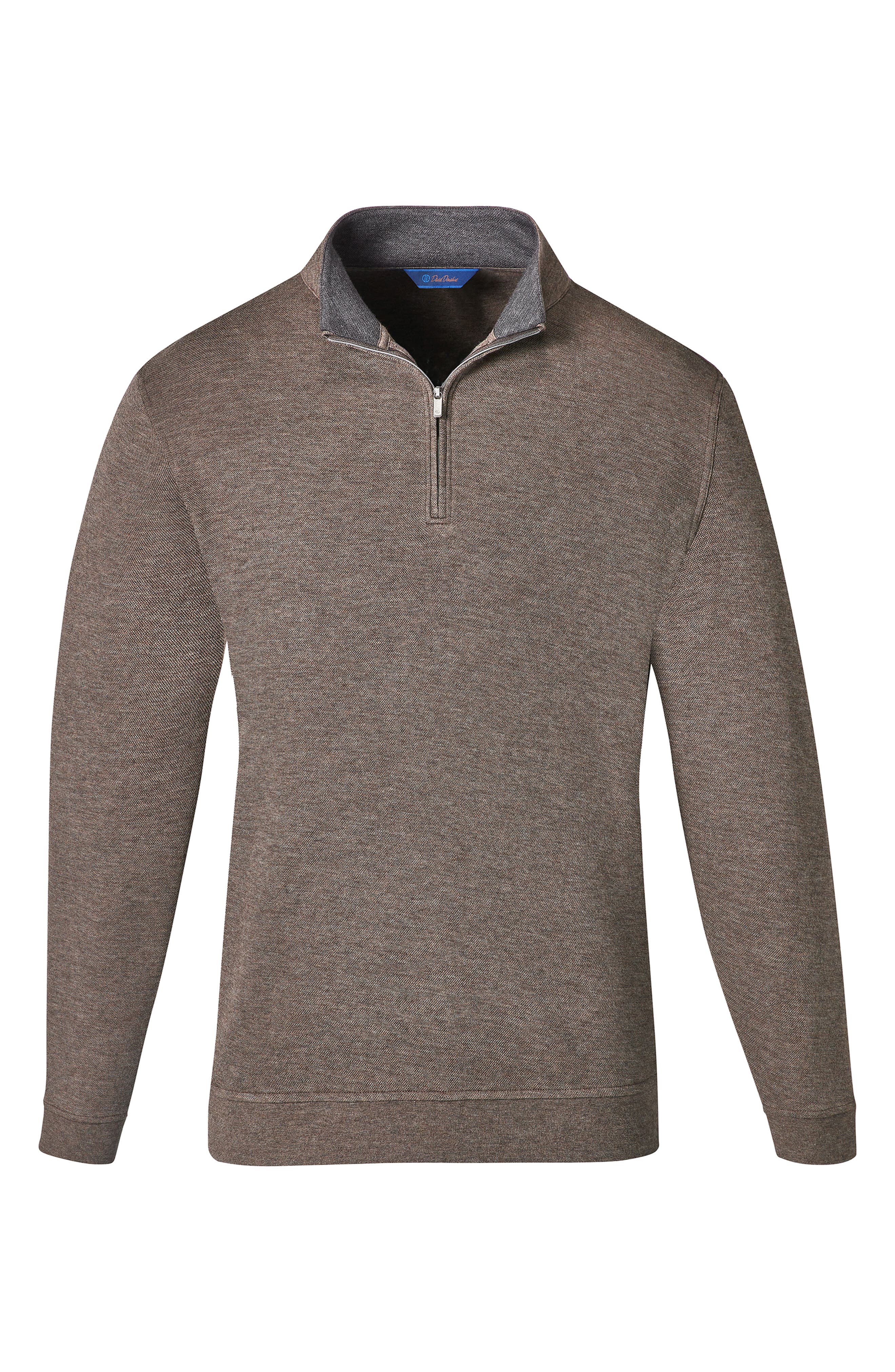 Solid Quarter Zip Sweater