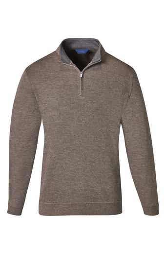 Solid Quarter Zip Sweater