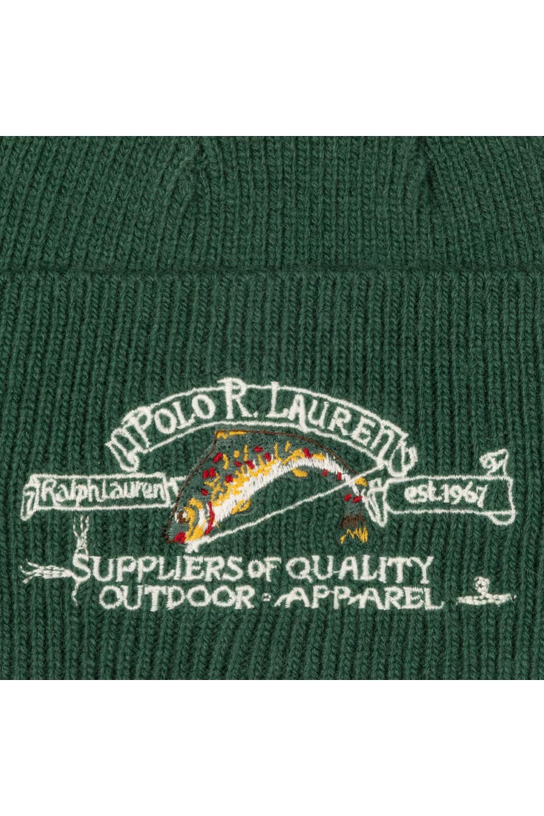 Polo Sportsman Beanie, Alternate, color, Verano Green