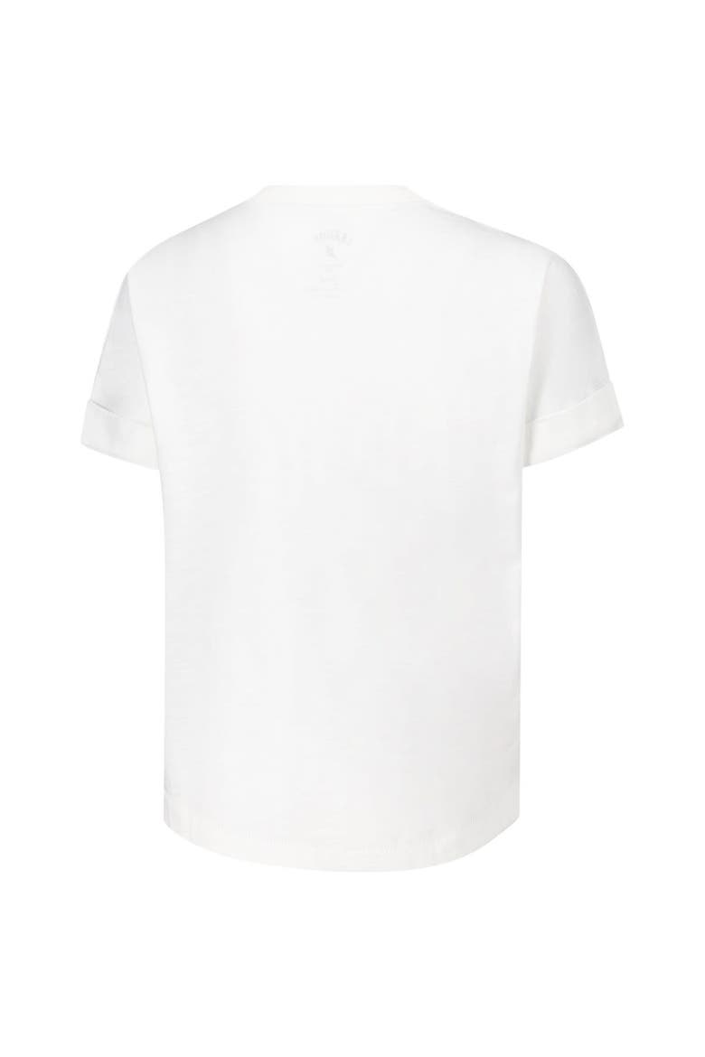Women's League Collegiate Wear White Kentucky Wildcats Slub Rolled Cuff T-Shirt, Alternate, color, White