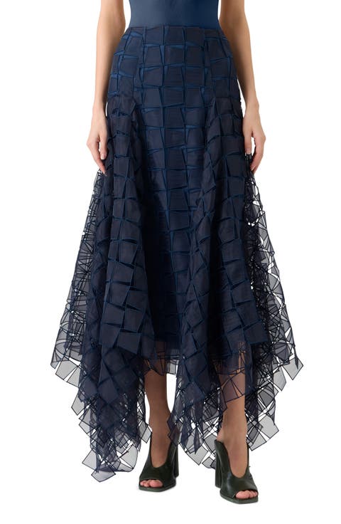 Trapezoid Organza Skirt