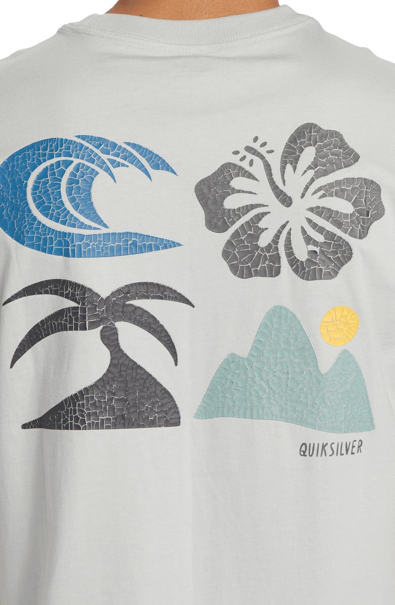 Quiksilver Elemental Mor Organic Cotton Graphic T-Shirt, Alternate, color, 