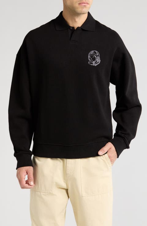 Paradox Cotton Graphic Polo Sweatshirt