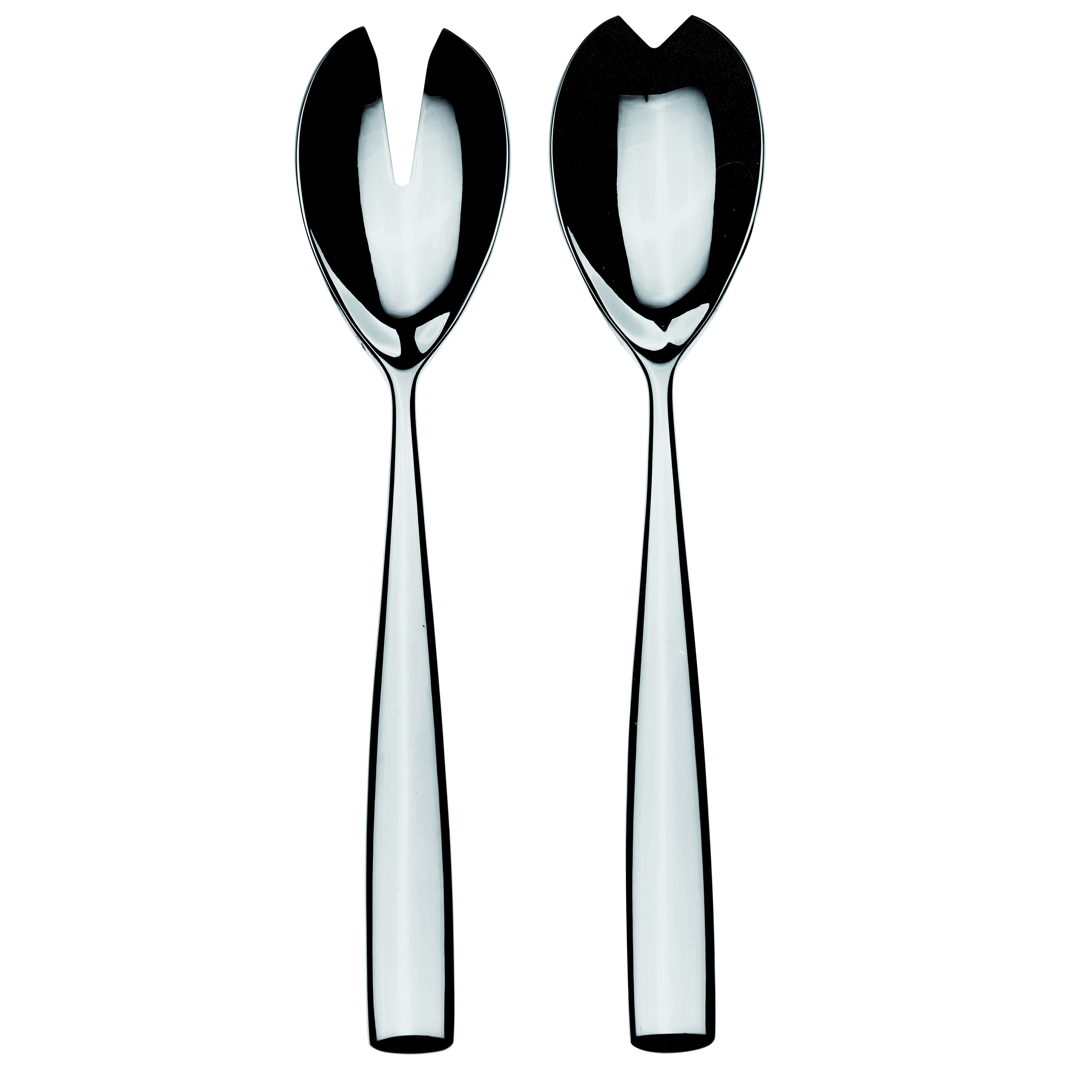 Mepra Arte Salad Serving Set In Silver