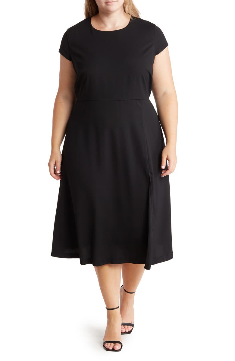 Alexia Admor Lily Crew Neck Midi Dress, Main, color, 