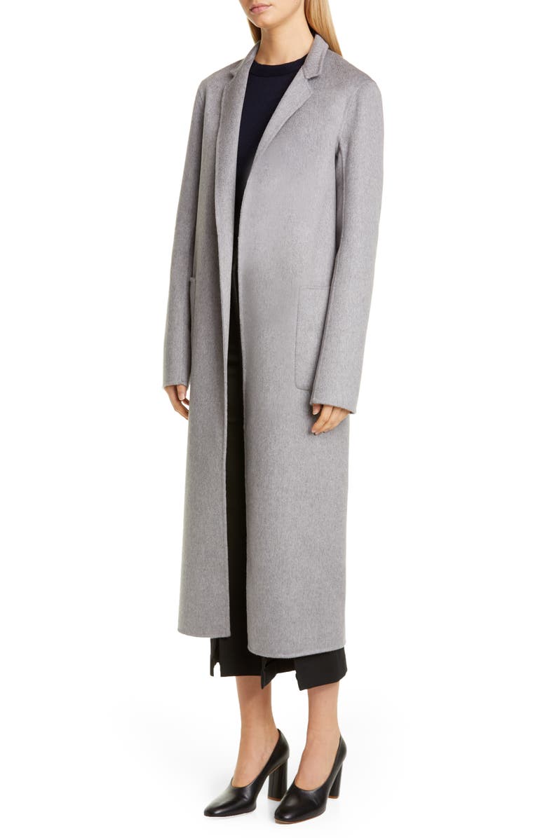 Adam Lippes Zibelline Patch Pocket Cashmere Car Coat, Main, color, 