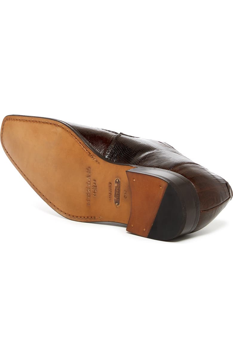 Mezlan Genuine Lizard Loafer, Alternate, color,