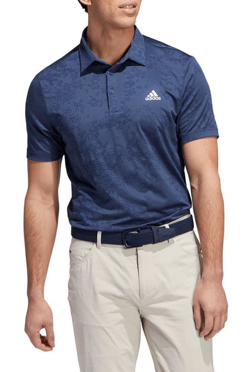 Jacquard Performance Golf Polo