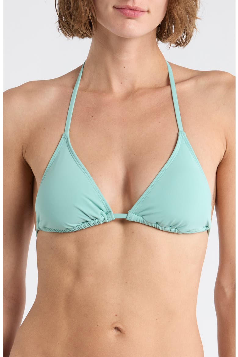 Classic Triangle Bikini Top, Main, color, AQ1