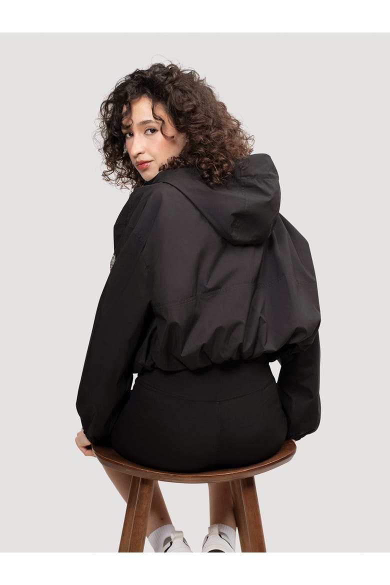 Orpheus Cropped Jacket, Alternate, color, Black